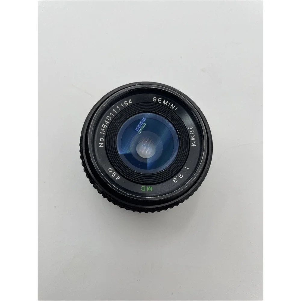 Gemini MC Auto Lens 1:2.8 f=28mm Camera Lens